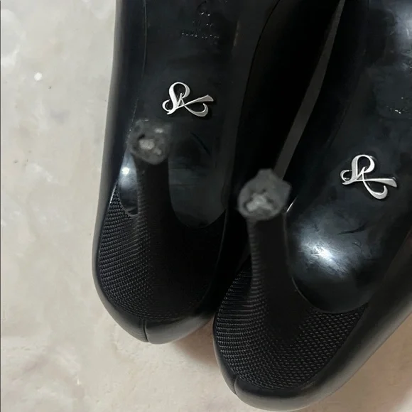 Antonia Saint New York Pumps Shoes High Heels Black Size 8.5 - Picture 9 of 11